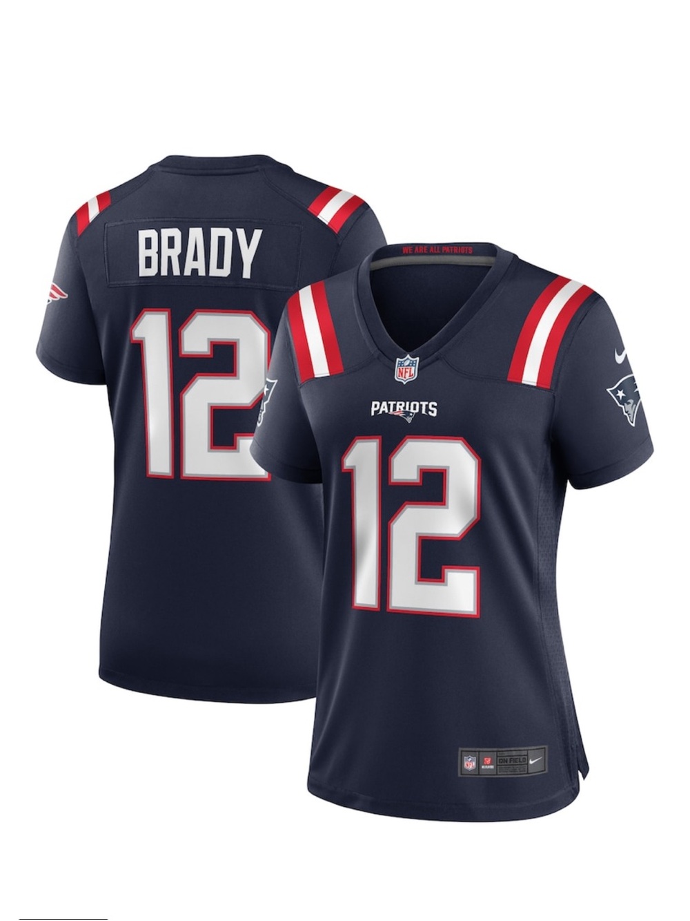 Women's Nike Tom Brady Navy New England Patriots Game Jersey - NWT: Medium